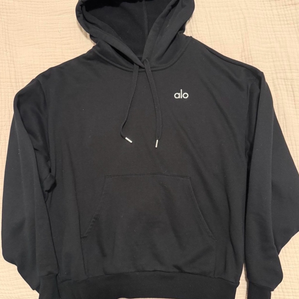 ALO Yoga Black Hoodie & Joggers